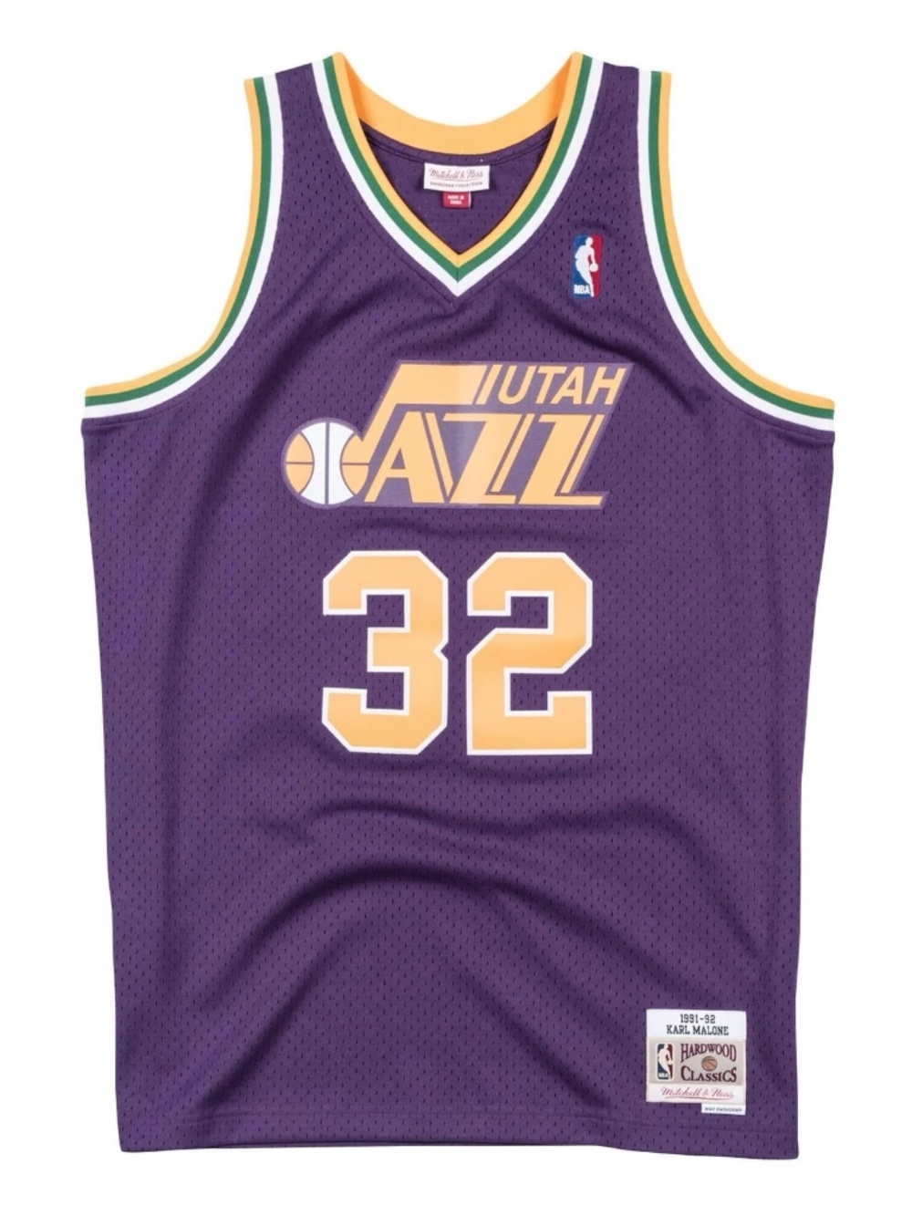 NWT men's large Mitchell & Ness Karl Malone Utah Jazz 1991/92 Jersey